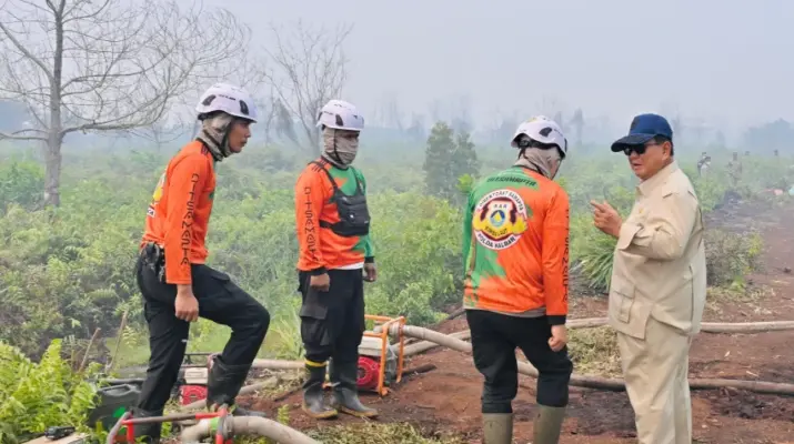 Prabowo Instruksikan Penanganan Karhutla Secara Besar-besaran, Pemerintah Diminta Tak Bergantung pada Hujan